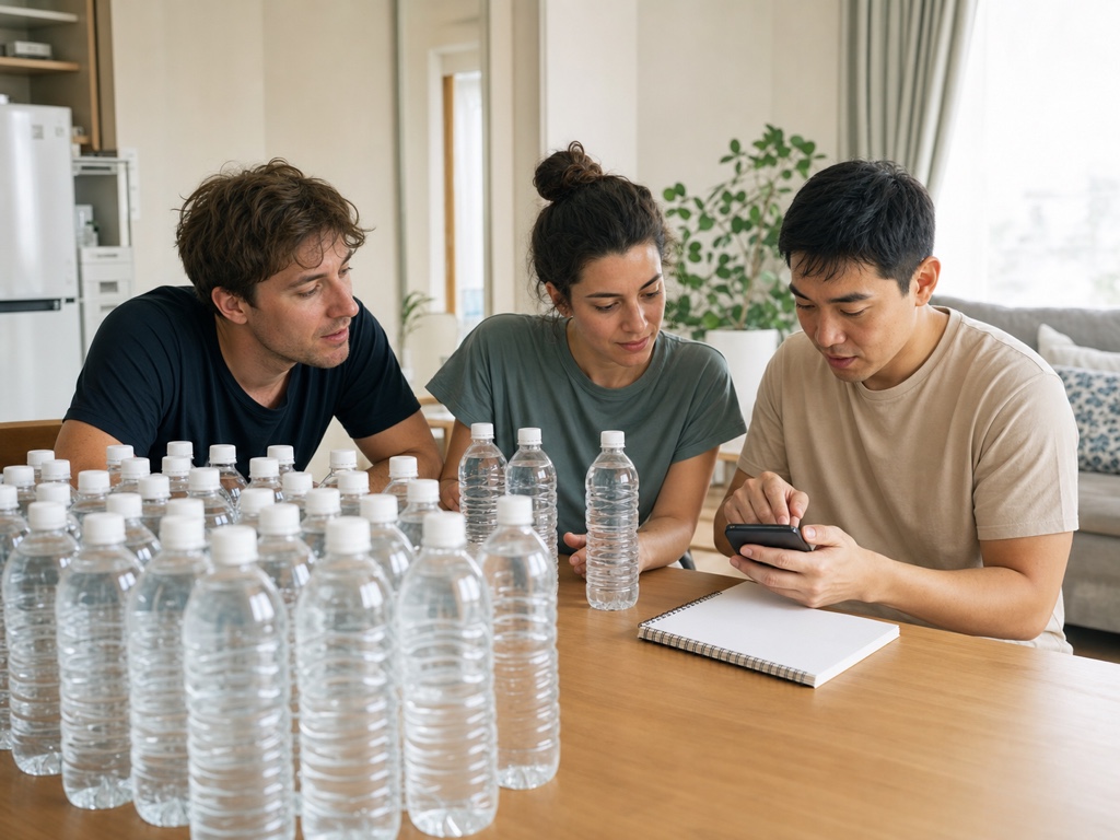 Calculating a household's emergency water needs